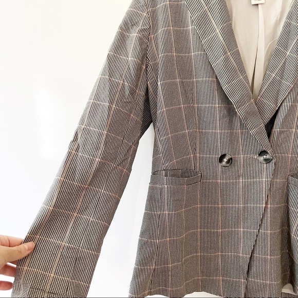 Rachel Zoe Oversized Plaid Blazer - Picture 3 of 9